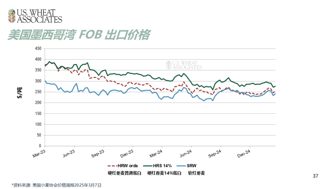 （2025年3月20日）今日小麦期货和美小麦价格行情查询